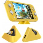 Universal Gaming Machine Portable Triangle Shaped Type-C Charging Base for Switch/Lite yellow