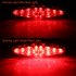 Universal LED Taillight Mesh Grill Brake Stop Lamp Motorcycle Light Plate Warning Light Red lamp shell