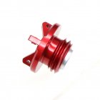 Universal Motorcycle Engine Oil Cap CNC Filler Cover for Kawasaki z800 z1000 ZX-6R red