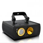Unleash raw undulating power from this wicked Sound Activated Double Laser DMX Projector   This projector is perfect for parties  raves  bars  nightclubs  or ev