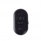 Usb Rechargeable Remote Control Self-timer Wireless Bluetooth-compatible Shutter Release Selfie Turn Page Controller black