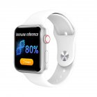 V10 Temperature Smart <span style='color:#F7840C'>Watch</span> Smartwatch Fitness Bracelet Activity Tracker Waterproof Heart Rate Monitor white
