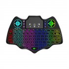 V18 Wireless Mini Keyboard with Touchpad Touch Keypad Colorful Backlight