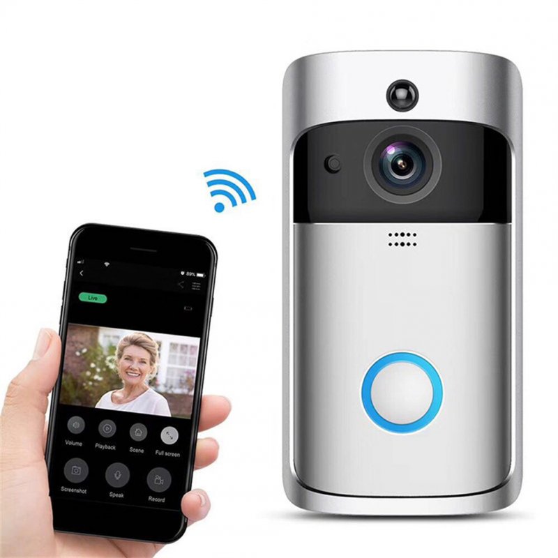 V5 Smart Camera Wifi Doorbell 722P Video Intercom Wireless Doorbell Rainproof