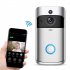 V5 Smart Camera Wifi Doorbell 720p Video Intercom Wireless Doorbell Cloud Storage Aiwit App Rainproof Home Security Camera silver