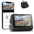 V55 Dash Cam 4k With Screen Ultra-clear Parking Monitor Double Tape Wifi Gps Driving Recorder Wi-fi Car Camera Dual Lens Buck Line