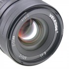 VELEDGE 35MM F1.2 Large Aperture Manual Lens for Fuji Cameras X-A1 X-A10 X-A2 X-A3 X-at X-M1 X-M2 X-T1 X-T10 X-T2 X-T20 X-Pro1 X-Pro2 X-E1 X-E2 X-E2s  black