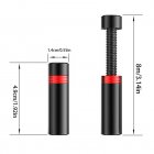 Vc-16 Graphics Card Support Frame Vertical Adjustable Telescopic Rotating Stand Magnetic Suction Holder black red