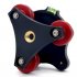 Veledge LP 64 Precision Leveling Base Tripod Head Plate 3 8 inch Mounting Screw for Camera Tripod Black red