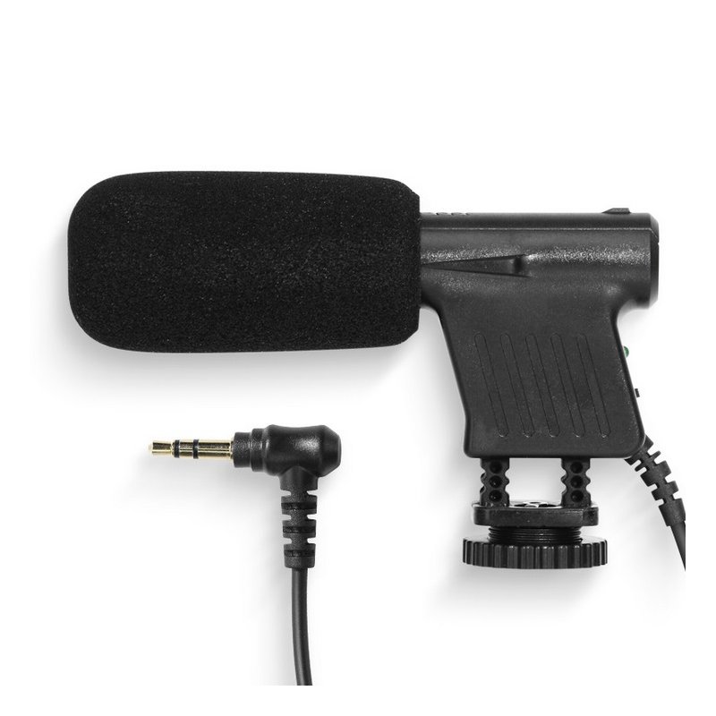 Video Recording Microphone 3.5mm Plug Studio Microphone For Camera Computer For Camera black
