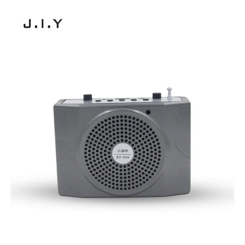 Voice Amplifier Microphone Wired Coaches Bluetooth Speaker Voice Amplifier Megaphone Teaching Guide USB Charging Gray American regulations