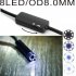 WIFI Endoscope Camera HD 720P 1 To 10M Soft Cable IP67 Waterproof Snake Tube Inspection Android IOS Wireless Borescope 5 meters