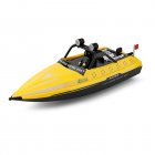 WLtoys Wl917 2 4ghz RC Boat High Speed 16km H Remote Control Speedboat RC Jet Boat with Storage Bag Yellow