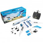WLtoys XK A170 RC Airplane 660mm Wingspan 4 Channel Remote Control Airplane 3D/6G Brushless Motor EPO Material Outdoor Drone 2 batteries