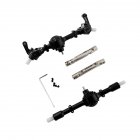 WPL Upgrade Parts Die Casting Gear Front Rear Middle Bridge Axle+Metal Drive Shaft for WPL B14 B16 B24 B36 C14 C24 C34 1/16 2.4G 4WD 6WD Rc Car 4WD