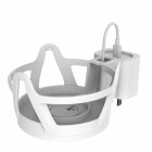 Wall-mounted Bracket Solid Color Intelligent Speaker Holder Compatible For Home Pod Mini (US Plug) White