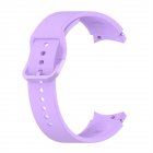 Watch Band Colorful Buckle Silicone Strap Compatible For Samsung Galaxy Watch5 / Watch5 Pro / Watch4 Purple