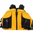 Water Sports Life Vest Oxford Cloth Canoe Kayak Inflatable Boat Raft Safety Life Jacket Buoyancy Swimwear yellow One size fits all