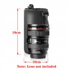 Waterproof Camera Lens Bag Drawstring Bag Compatible For Canon Sony Nikon Dslr Camera Lens Barrel Sleeve With Hook large