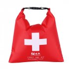 Waterproof First Aid Kit Bag Emergency Kits Case For Outdoor Camp Travel Emergency Medical Treatment red_1.2L
