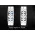White Japanese Style LED Watch   LED Wrist Watch