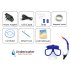 Wholesale Underwater Scuba Mask Camera  4GB 