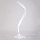Wifi Snake-shaped Table Lamp Rgb Colorful Dimming Bedside Lamp Decor Lights Compatible For Alexa US plug, white light stand