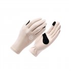 Winter Gloves Women Ski Gloves DY46 Liners Thermal Warm Touch Screen For Cycling Running Driving Hiking Walking Light camel One