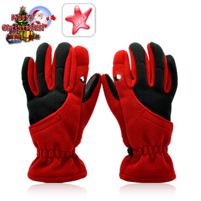 Winter Gloves with LED Light