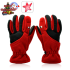 Winter Gloves with LED Light  Red  Medium 