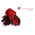 Winter Gloves with LED Light  Red  Medium 