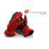 Winter Gloves with LED Light  Red  Medium 