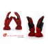 Winter Gloves with LED Light  Red  Medium 