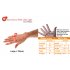 Winter Gloves with LED Light  Red  Medium 