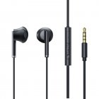 Wired Earbuds In-Ear Headphones With High-Sensitivity Microphone Earphones Noise Isolating 2-Key Control Wired Earbuds For Smart Phones Tablet All 3.5mm Jack Device black