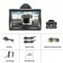 Wired Hd Reversing Camera With 5 Inch Lcd Ahd Monitor License Plate Frame Display Ip68 Waterproof Car Rear View Camera Kit black
