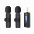 Wireless 3 5mm Lavalier Microphone Omnidirectional Condenser Mic For Camera Speaker Smartphone Recording Microphone K35 1to 1