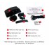 Wireless Bike Rear Light Smart USB Rechargeable Cycling Remote Turn LED Bicycle Rear Light black