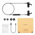 Wireless Bluetooth 4 1 In ear Stereo Sport Headphone with Magnetic Connection  Built in Mic  Noise Cancelling  Connect Two Bluetooth Devices Simultaneously 