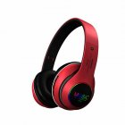 Wireless Bluetooth 5.0 Headphones Foldable Headset Earphones Noise Cancelling Sport Earphone red