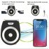 Wireless Bluetooth Car Kit  Speaker Speakerphone Hands free Car Kit Support Bluetooth 4 1 Car Bluetooth Kit Hands Free Calls white