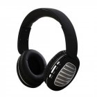 Wireless Bluetooth Foldable Headset <span style='color:#F7840C'>FM</span> <span style='color:#F7840C'>Radio</span> Stereo Music <span style='color:#F7840C'>Portable</span> Headset Black and silver