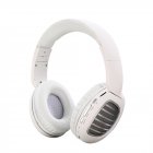 Wireless Bluetooth Foldable Headset <span style='color:#F7840C'>FM</span> <span style='color:#F7840C'>Radio</span> Stereo Music Portable Headset white
