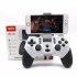 Wireless Bluetooth Game Controller for iPhone Android Phone Tablet PC Gaming Controle Joystick Gamepad Joypad white
