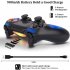 Wireless Bluetooth Gamepad Host Controller Vibration Touch for IOS Phone PS4 blue