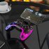 Wireless Bluetooth compatible Game Controller Rgb Colorful Transparency Gamepad Compatible For Android ios pc ns Host p4 p3 Host black transparent