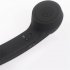 Wireless Bluetooth compatible Retro Receiver Anti radiation Telephone Handset External Microphone Call Accessories black