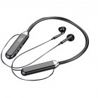 Wireless Bluetooth-compatible 5.2 Headset Hanging Neck Sweat-proof Music Sports Game Earphone Compatible For Android Universal black