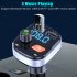 Wireless Bluetooth compatible 5 0 Fm Transmitter Dual Usb Chargers Hands free Radio Adapter Receiver Mp3 Player black