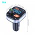 Wireless Bluetooth compatible 5 0 Fm Transmitter Dual Usb Chargers Hands free Radio Adapter Receiver Mp3 Player black